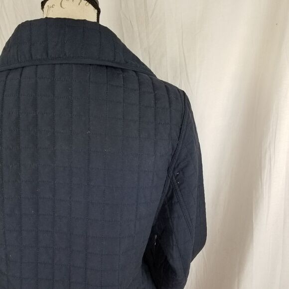 Jane Ashley Casual‎ Lifestyle Navy Quilted Jacket - Picture 9 of 10